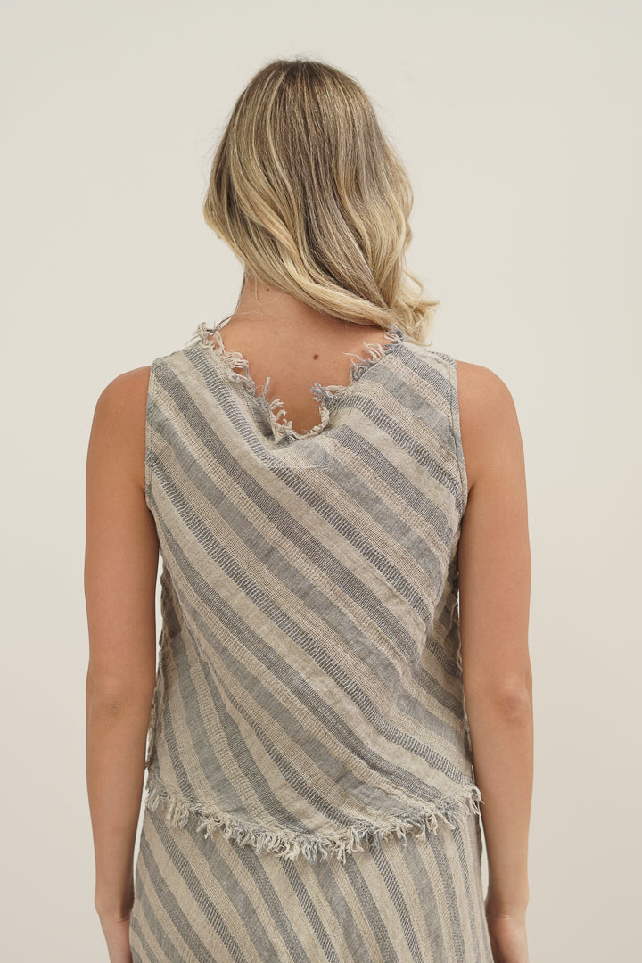 Albia Sleeveless Top Earth Weave