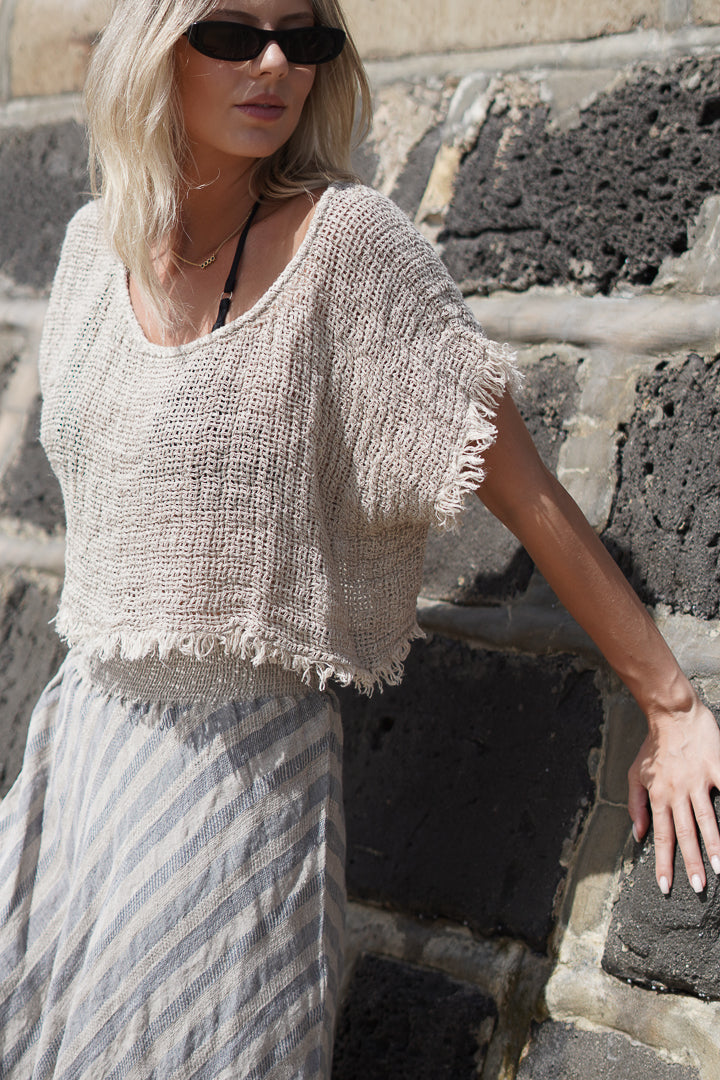 Antonella Crop Top Natural