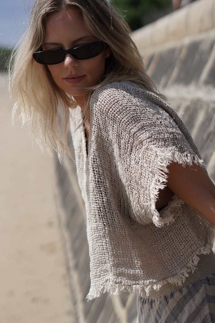 Antonella Crop Top Natural