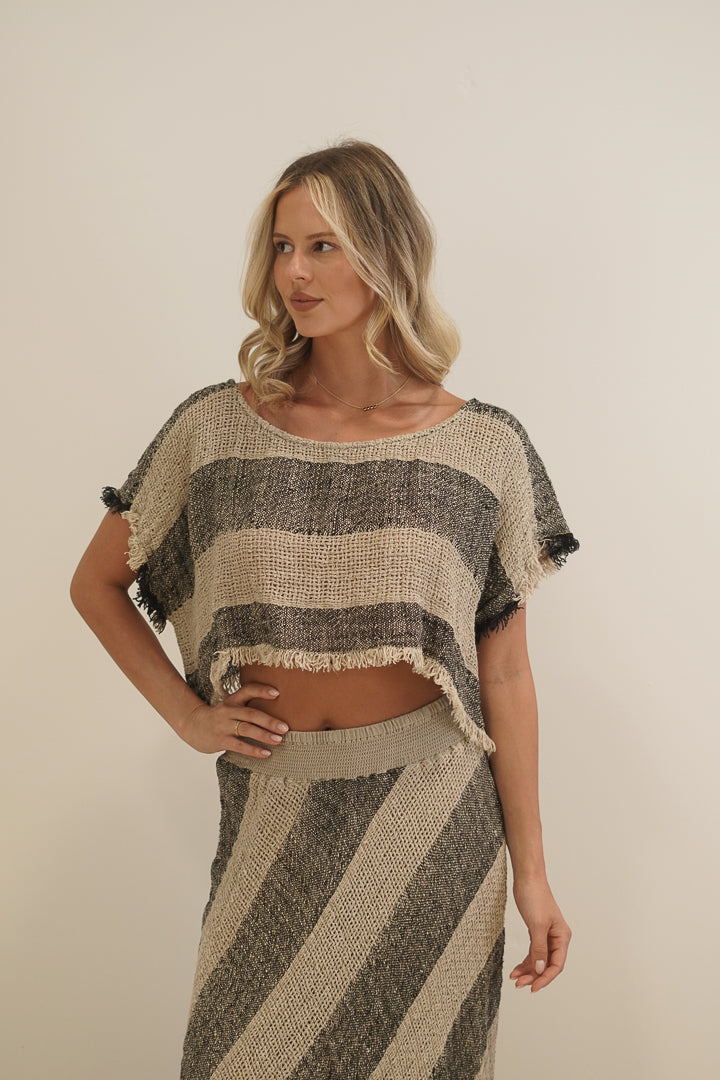 Antonella Crop Top Natural