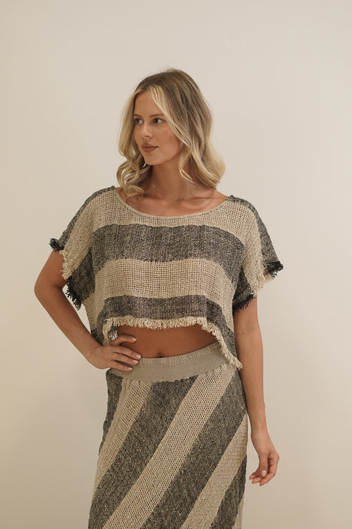 Antonella Crop Top Natural