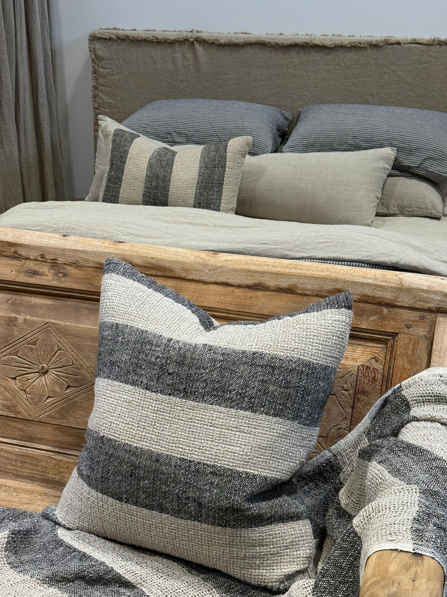 Loom Linen Cushion Cover 40x60cm