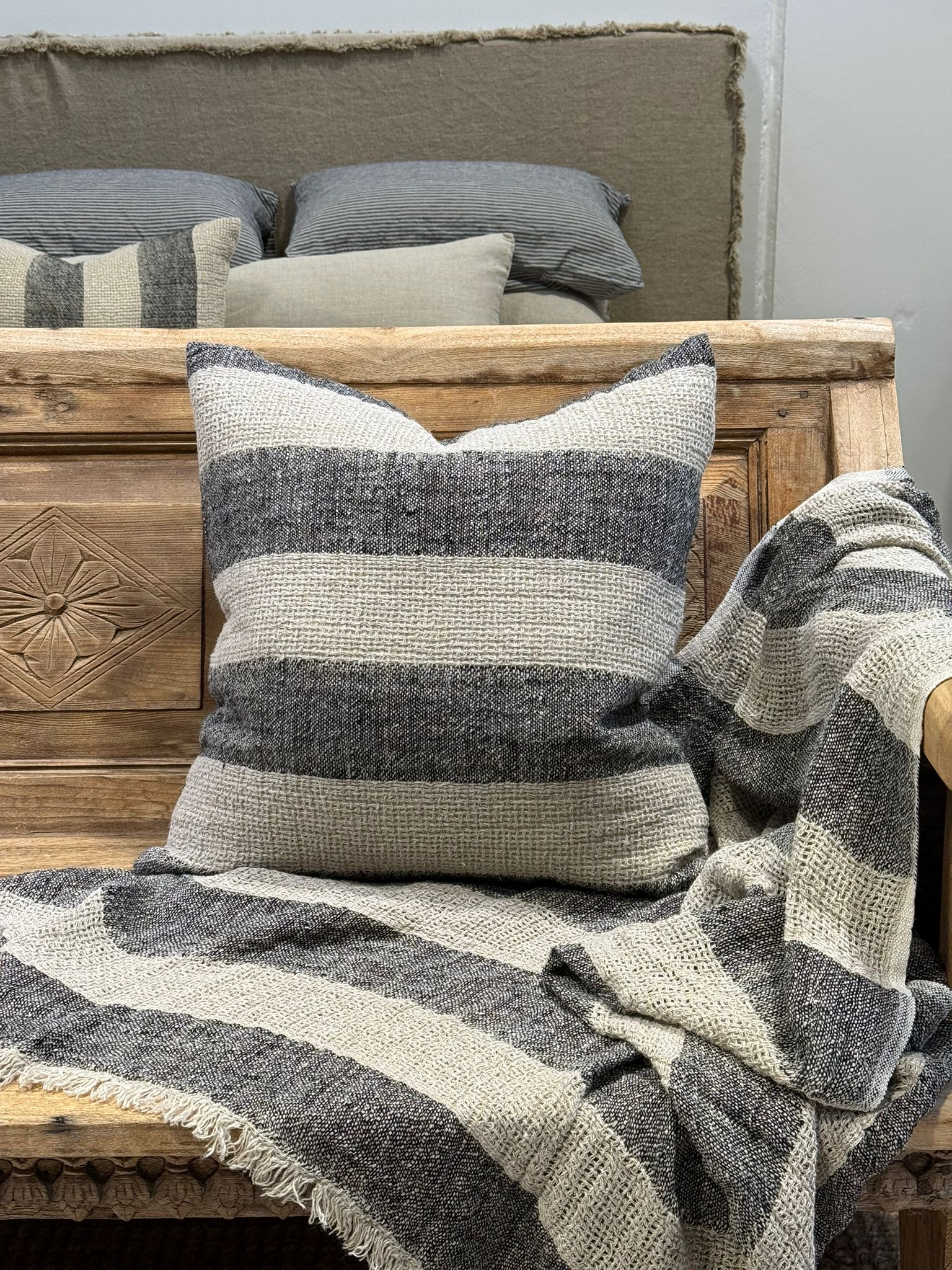 Loom Linen Cushion Cover 40x60cm